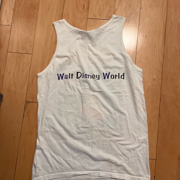 Vintage 90s Walt Disney World Minnie Mouse Tank Top Made In US Distressed Size L - Picture 2 of 5